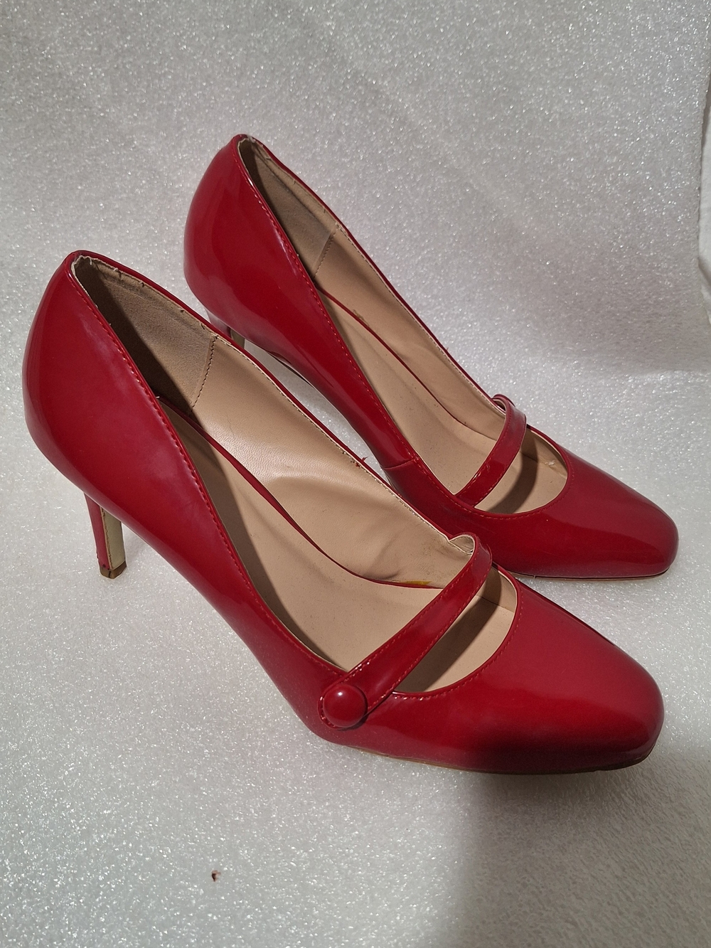 Women's Red Mary Jane Pumps